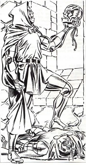 Doombot and Victor von Doom (Earth-74924) from Deeds of Doom 001
