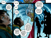 Loki Laufeyson (Kid Loki) (Earth-616) and Thor Odinson (Earth-616) from Thor Vol 1 617 001