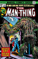 Man-Thing #12 "Song-Cry... of the Living Dead Man!" Release date: September 17, 1974 Cover date: December, 1974