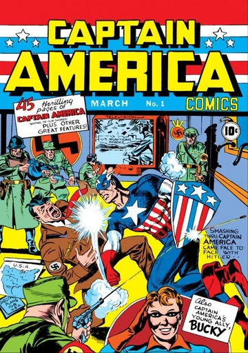Captain America Comics Vol 1 1 | Hey Kids Comics Wiki | Fandom