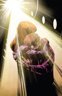 Mary Jane comforts Peter