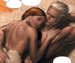 Rahne Sinclair (Earth-616) and Hrimhari (Earth-616) from X-Force Vol 3 17 0001