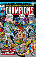 Champions #3 "Assault on Olympus!" Release date: November 25, 1975 Cover date: February, 1976