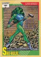 Jennifer Walters (Earth-616) from Marvel Universe Cards Series II 0001