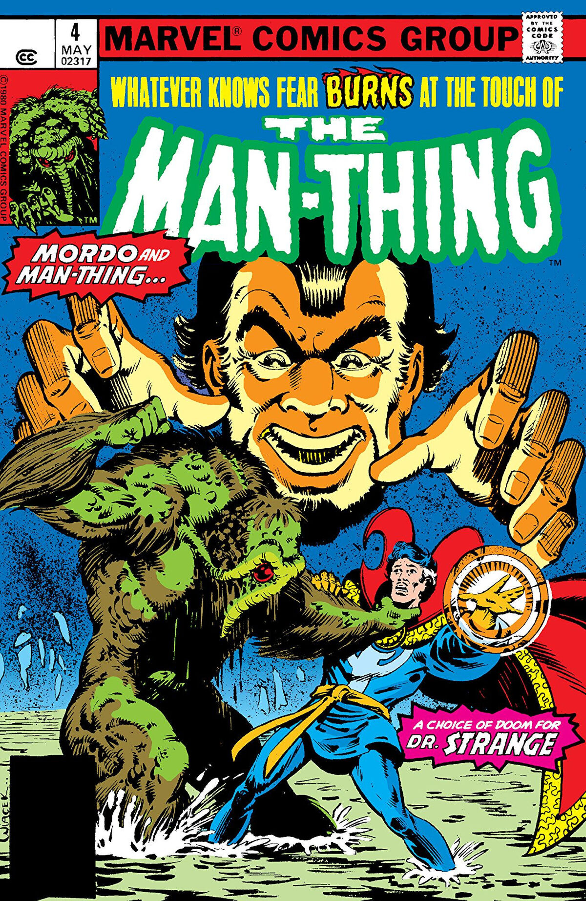 The man thing. Mordo Comics. Man thing. Marvel 401.