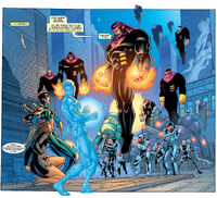 Prime Sentinels (Earth-616), Robert Drake (Earth-616), Cecilia Reyes (Earth-616) and Sarah Rushman (Earth-616) from X-Men Vol 2 68 001