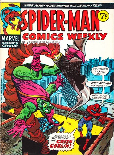 Spider-Man Comics Weekly Vol 1 74 | Marvel Database | Fandom