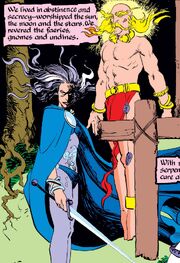 Cerridwen (Earth-616) and Lugh (Earth-616) from Gargoyle Vol 1 3 001