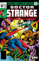 Doctor Strange (Vol. 2) #22 "Mind Trip!" Release date: January 11, 1977 Cover date: April, 1977