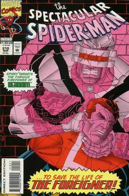 SPIDERMAN SPECTACULAR #210 VOL1 MARVEL PUNISHER APPS MARCH 1994