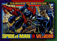 Peter Parker (Earth-616) and Edward Brock (Earth-616) from Marvel Universe Cards Series IV 0001