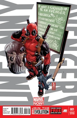 Uncanny Avengers Vol 1 1 Deadpool Call Me Maybe Variant