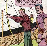 Hawkeye krijgt les van Swordsman (Avengers -19)