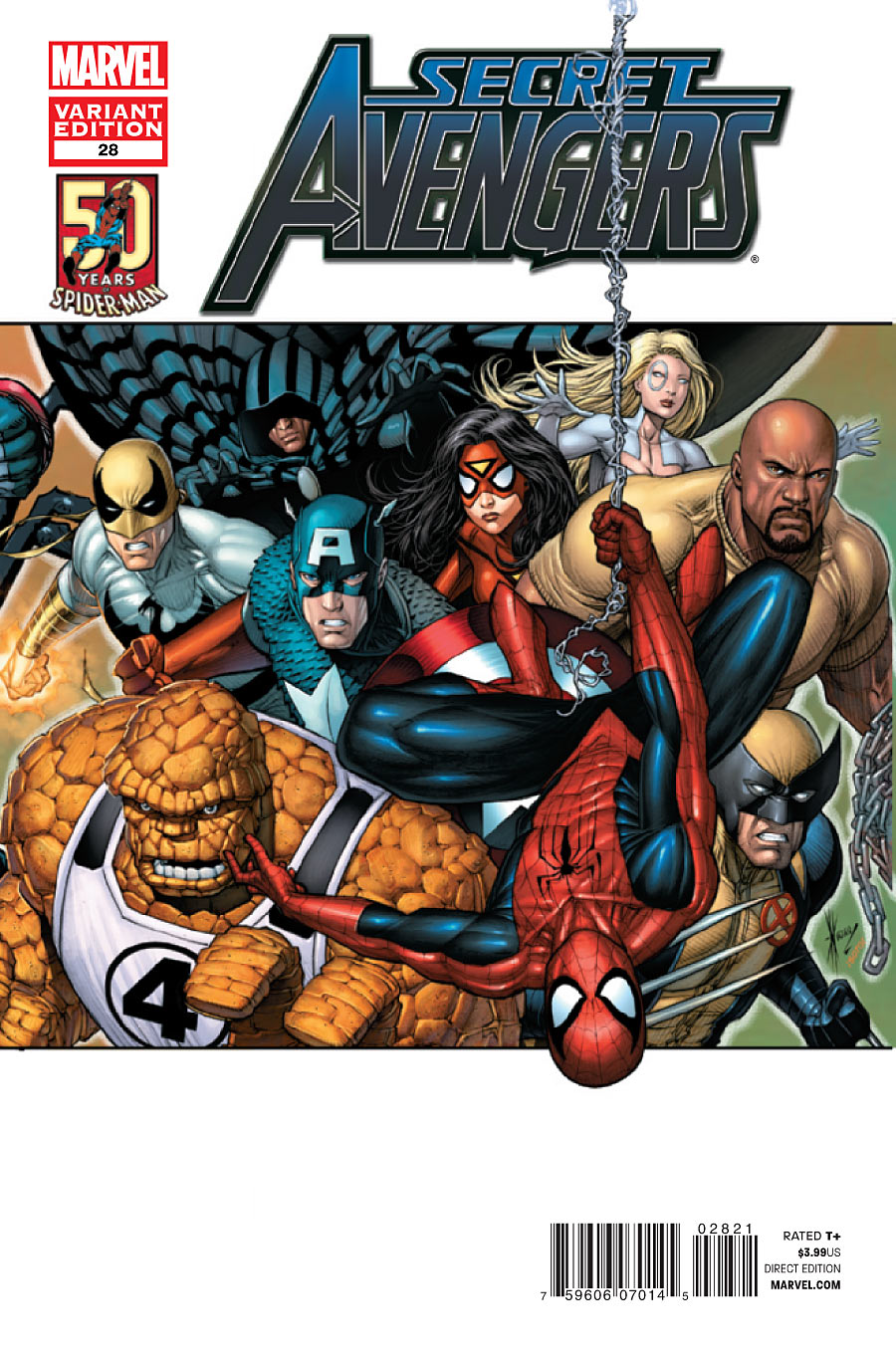 Avengers #28 Captain America Captain Marvel Team Up Variant