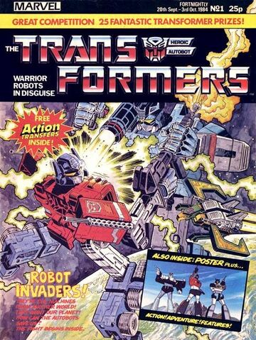 Transformers (UK) Vol 1 1 | Marvel Database | Fandom