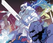 Blue (Earth-616) with Purity (Sword) from X-Men Vol 5 12 001