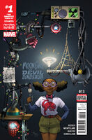 Moon Girl and Devil Dinosaur #13 "The Smartest There Is! Part One: Marvel Now or Never!" Release date: November 23, 2016 Cover date: January, 2017