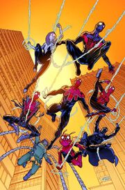 Spider-Geddon Vol 1 1 Garrón Variant Textless