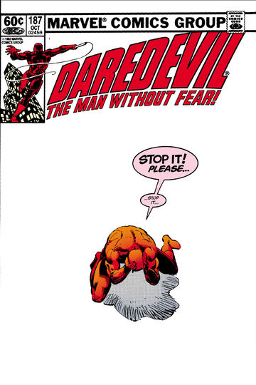 アメコミ マーベル　Daredevil 184 82年 Frank Miller Daredevil #184 (1982) VFNM 9.0 Gun cover 2nd meeting with