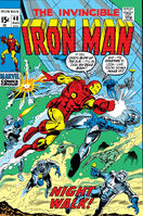 Iron Man #40 "Night Walk!" Cover date: August, 1971