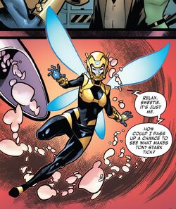 Vespa (Janet Van Dyne), Protocolos Marvel