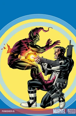 Punisher Vol 8 5 Green Goblin Variant Textless
