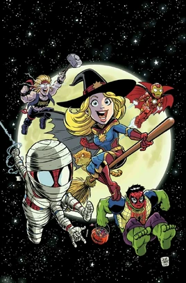 Marvel Super Hero Adventures Captain Marvel - Halloween Spooktacular Vol 1 1 Textless