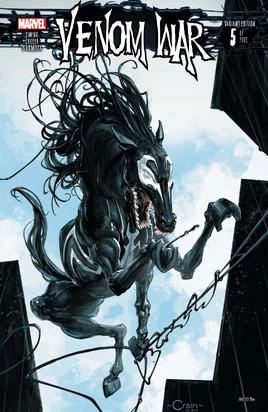 Venom War Vol 1 5 Venom Horse Variant