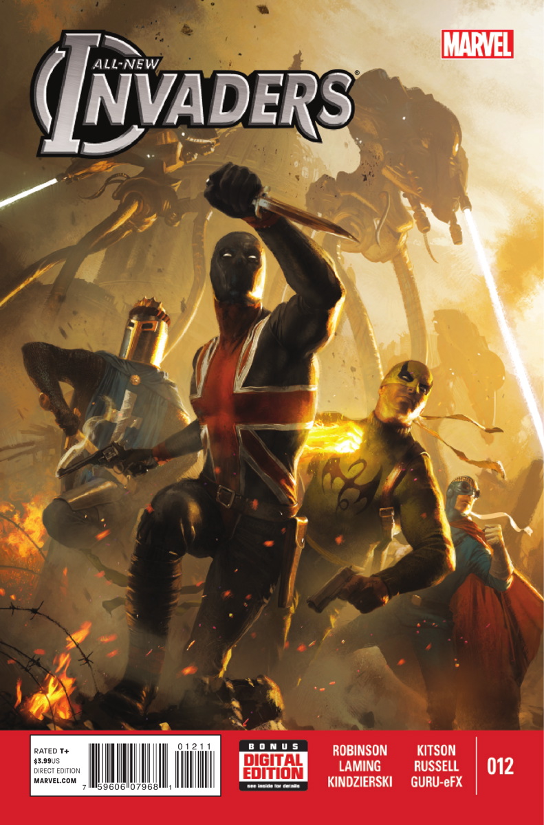 Marvel The Invaders #20 First Full Union Jack II Appearance 1977 Diamond Variant