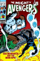 Available Avengers #62 "The Monarch and the Man-Ape!" Release date: January 9, 1969 Cover date: March, 1969