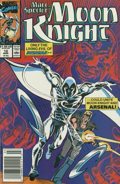 Marc Spector Moon Knight #24 FN 1991 Stock Image 