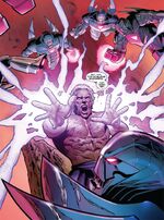 Max Eisenhardt (Earth-616) and Nimrod (Earth-10076) from X-Men Legacy Vol 1 237 0001