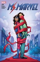 Ms. Marvel (Vol. 4) #24 "Northeast Corridor: Part Two" Release date: November 8, 2017 Cover date: January, 2018