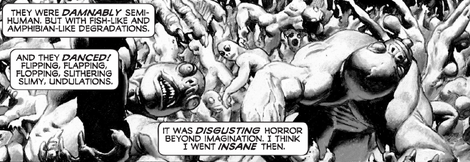 Dagon's worshipers dancing