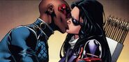 Kissing Hawkeye From Siege: Young Avengers #1