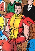 Alternate wedding of Meggan and Captain Britain (Earth-TRN1020)