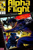 Alpha Flight #62 "A Real Gone Daddy!" Release date: May 10, 1988 Cover date: September, 1988