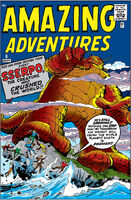Amazing Adventures #6 "Sserpo! The Creature Who Crushed the Earth!" Release date: August 1, 1961 Cover date: November, 1961