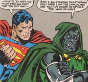 Victor von Doom (Earth-7642) from Marvel Treasury Edition featuring Superman and Spider-Man Vol 1 1 002