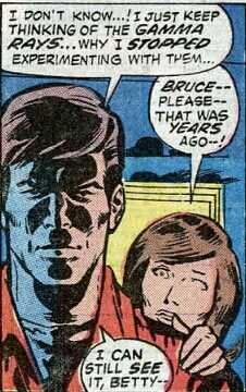 Bruce Banner (Counter-Earth) (Earth-616) and Elizabeth Ross (Counter-Earth) (Earth-616) from Incredible Hulk Vol 1 158 001