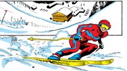 Skiing in the Alps From New Mutants Annual #2