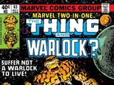 Marvel Two-In-One Vol 1 63