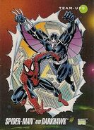 Peter Parker and Chris Powell (Earth-616) from Marvel Universe Cards Series III 0001