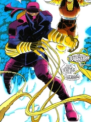 Peter Petruski (Earth-616) third Trapster costume from Spider-Man Vol 1 86
