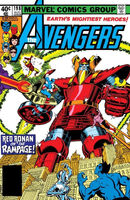 Avengers #198 "Better Red Than Ronin!" Release date: May 20, 1980 Cover date: August, 1980