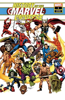 アメコミ・英語　HISTORY OF THE MARVEL UNIVERSE Amazon.com: History Of The Marvel Universe (History Of The