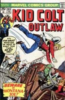 Kid Colt Outlaw #203 "Beware of Montana Joe! The Revenge of Montana Joe!" Release date: November 4, 1975 Cover date: February, 1976