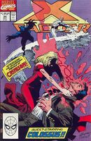 X-Factor #54 "Crimson" Release date: March 27, 1990 Cover date: May, 1990