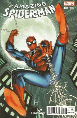 Amazing Spider-Man Vol 4 1 Hastings Exclusive Variant