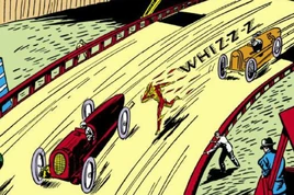 Auson City Race Track from Marvel Mystery Comics Vol 1 2 0001
